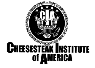 CIA CHEESESTEAK INSTITUTE OF AMERICA C.I.A. APPROVED logo