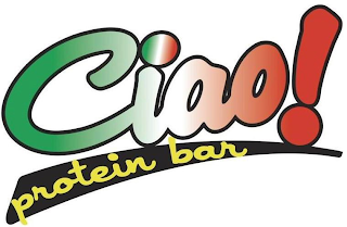 CIAO! PROTEIN BAR logo