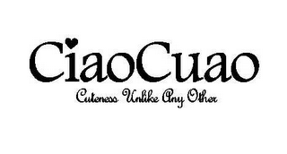 CIAOCUAO CUTENESS UNLIKE ANY OTHER logo