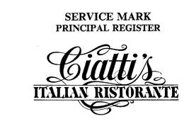 CIATTI'S ITALIAN RISTORANTE logo