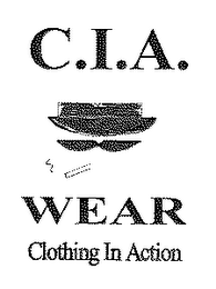 C.I.A.WEAR CLOTHING IN ACTION logo