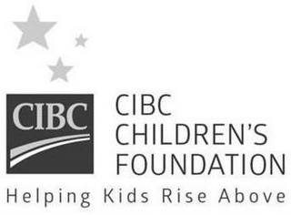 CIBC CIBC CHILDREN'S FOUNDATION HELPING KIDS RISE ABOVE logo