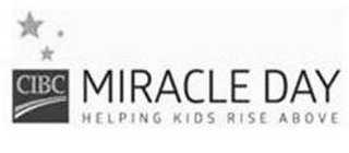 CIBC MIRACLE DAY HELPING KIDS RISE ABOVE logo