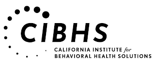 CIBHS CALIFORNIA INSTITUTE FOR BEHAVIORAL HEALTH SOLUTIONS logo