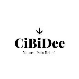 CIBIDEE NATURAL PAIN RELIEF logo