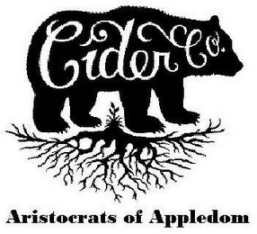 CIDER CO. ARISTOCRATS OF APPLEDOM logo
