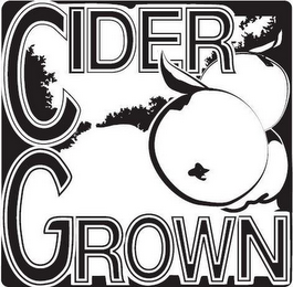 CIDER GROWN logo