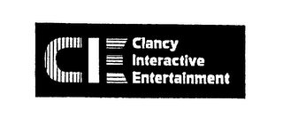 CIE CLANCY INTERACTIVE ENTERTAINMENT logo