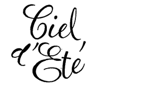 CIEL D'ETE logo