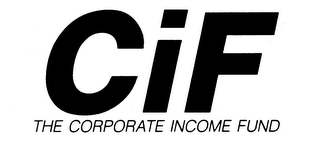 CIF THE CORPORATE INCOME FUND logo