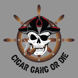 CIGAR GANG OR DIE logo