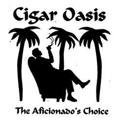 CIGAR OASIS THE AFICIONADO'S CHOICE logo
