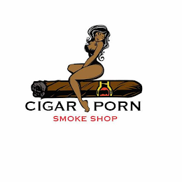 CIGAR PORN SMOKE SHOP logo