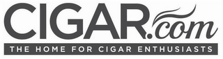 CIGAR.COM THE HOME FOR CIGAR ENTHUSIASTS logo