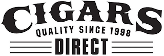 CIGARS DIRECT QUALITY SINCE 1998 logo
