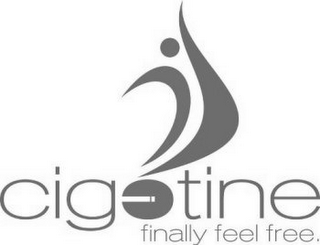CIGOTINE FINALLY FEEL FREE logo