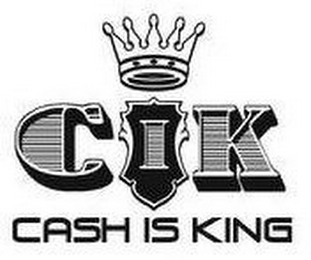 CIK CASH IS KING logo