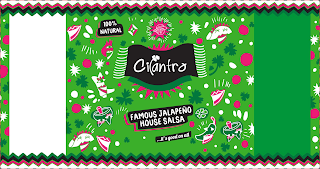 CILANTRO 100% NATURAL FAMOUS JALAPEÑO HOUSE SALSA ...IT'S GOOD ON ALL logo
