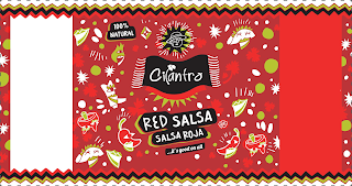 CILANTRO 100% NATURAL RED SALSA SALSA ROJA ...IT'S GOOD ON ALL logo