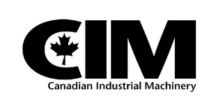 CIM CANADIAN INDUSTRIAL MACHINERY logo