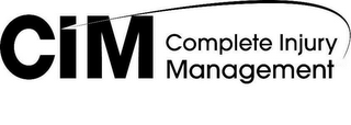 CIM COMPLETE INJURY MANAGEMENT logo