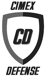 CIMEX CD DEFENSE logo