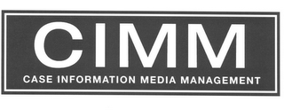 CIMM CASE INFORMATION MEDIA MANAGEMENT logo