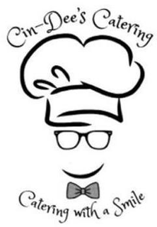 CIN-DEE'S CATERING CATERING WITH A SMILE logo