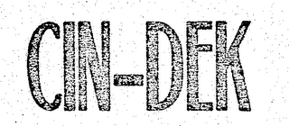 CIN-DEK logo