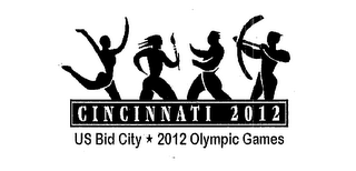 CINCINNATI 2012 US BID CITY * 2012 OLYMPIC GAMES logo