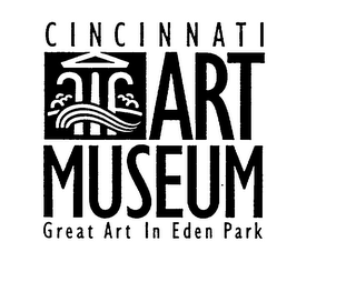 CINCINNATI ART MUSEUM GREAT ART IN EDEN PARK logo