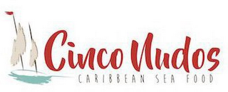 CINCO NUDOS CARIBBEAN SEA FOOD logo