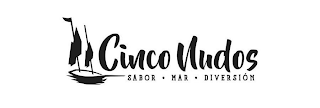 CINCO NUDOS · SABOR · MAR · DIVERSIÓN logo