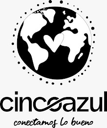 CINCOAZUL CONECTAMOS LO BUENO logo