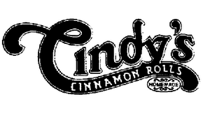 CINDY'S CINNAMON ROLLS HOMEMADE logo