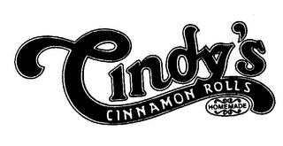CINDY'S CINNAMON ROLLS HOMEMADE logo
