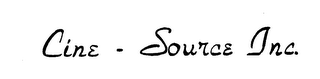 CINE - SOURCE INC. logo