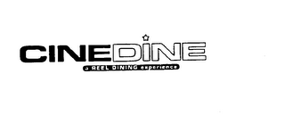 CINEDINE A REEL DINING EXPERIENCE logo