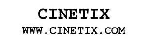 CINETIX WWW.CINETIX.COM logo