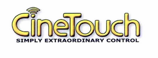 CINETOUCH SIMPLY EXTRAORDINARY CONTROL logo
