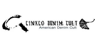 CINKCO DENIM CULT AMERICAN DENIM CULT logo