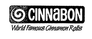 CINNABON WORLD FAMOUS CINNAMON ROLLS logo