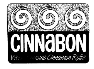 CINNABON WORLD FAMOUS CINNAMON ROLLS logo