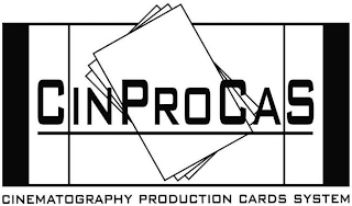 CINPROCAS CINEMATOGRAPHY PRODUCTION CARDS SYSTEM logo