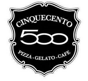 CINQUECENTO 500 PIZZA-GELATO-CAFE logo