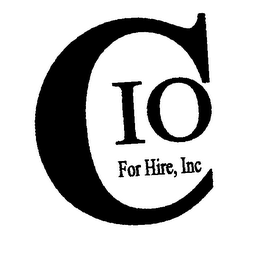 CIO FOR HIRE, INC logo