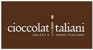 CIOCCOLAT ITALIANI GELATO E GENIO ITALIANO logo