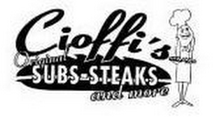 CIOFFI'S ORIGINAL SUBS-STEAKS AND MORE logo