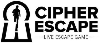 CIPHER ESCAPE LIVE ESCAPE GAME logo