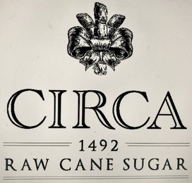 CIRCA 1492 RAW CANE SUGAR logo